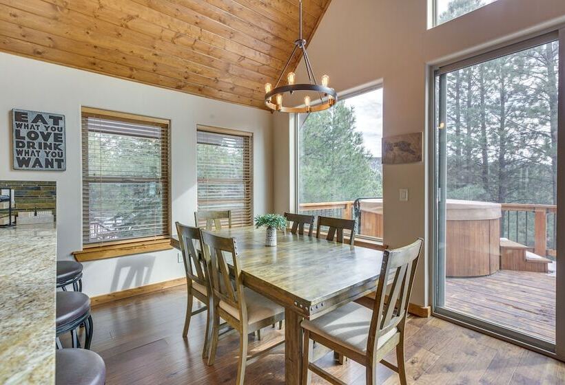 Angel Fire Cabin W/ Deck: 3 Mi To Ski Lifts!