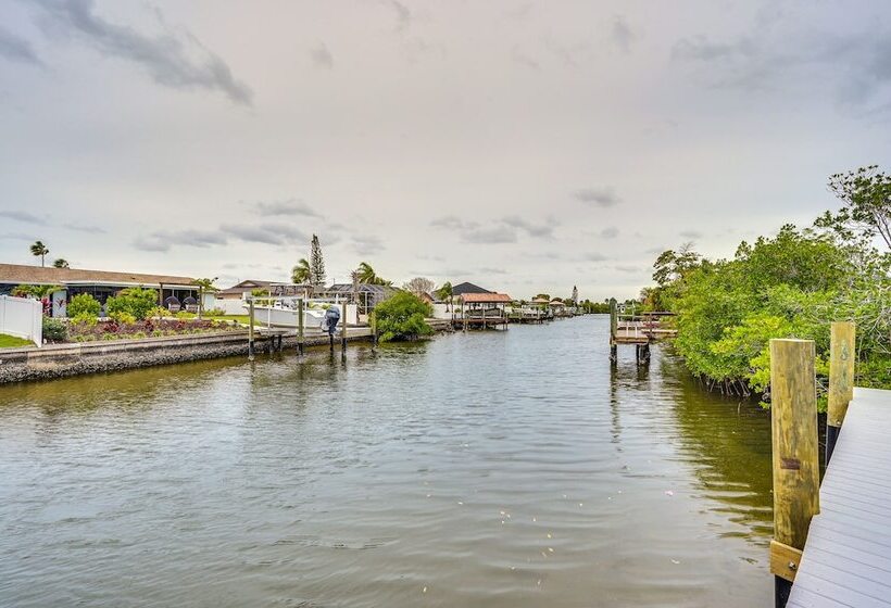 Apollo Beach Retreat W/ Private Pool & Boat Dock