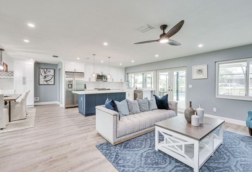 Apollo Beach Retreat W/ Private Pool & Boat Dock