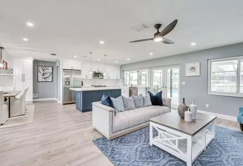 Apollo Beach Retreat W/ Private Pool & Boat Dock