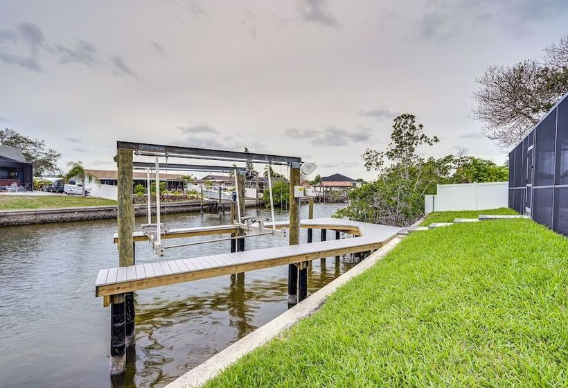Apollo Beach Retreat W/ Private Pool & Boat Dock