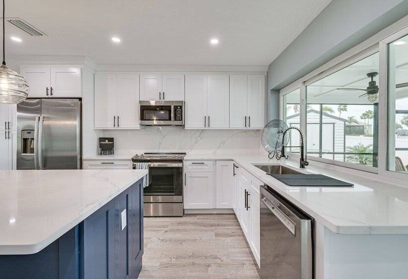 Apollo Beach Retreat W/ Private Pool & Boat Dock