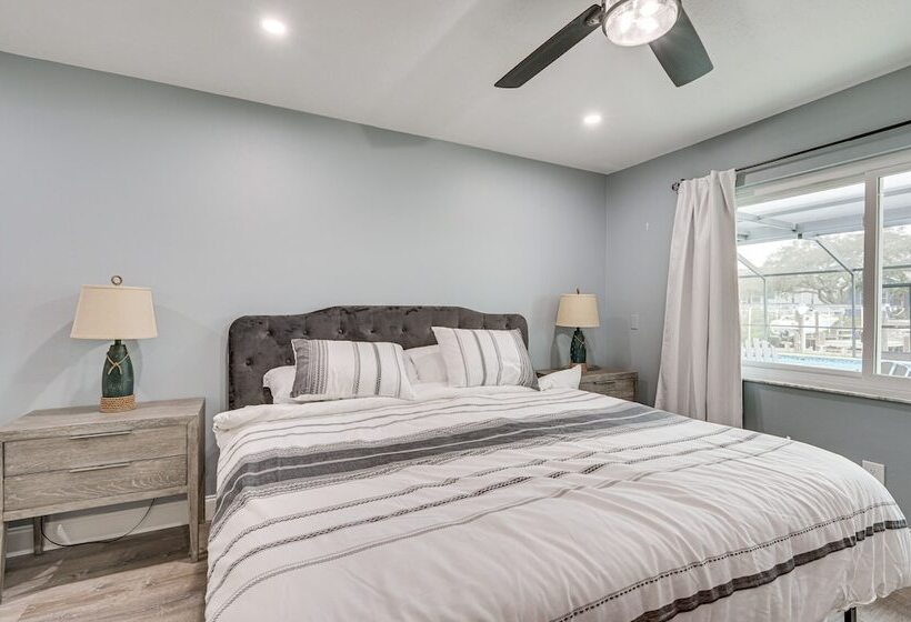 Apollo Beach Retreat W/ Private Pool & Boat Dock