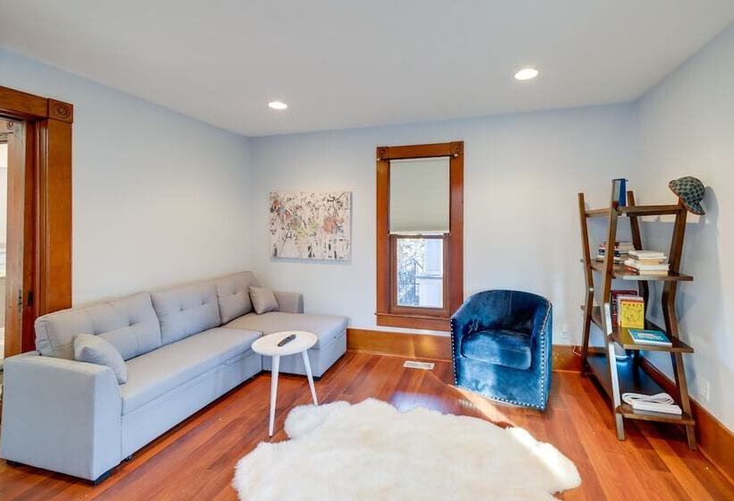 Spacious Rockford Retreat: Walk Downtown!