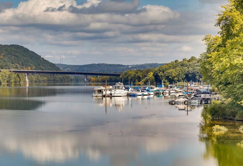 Waterfront Home: Allegheny River Access, Dock Slip