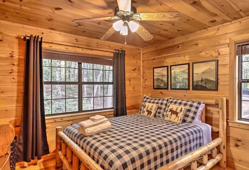 Cozy Cherry Log Cabin ~ 10 Mi To Mercier Orchards