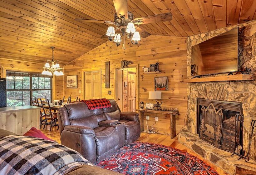 Cozy Cherry Log Cabin ~ 10 Mi To Mercier Orchards