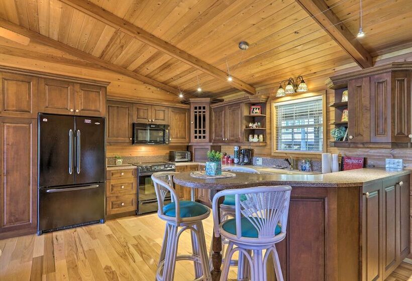 House W/ Dock + Slide Situated On Lake Sinclair!