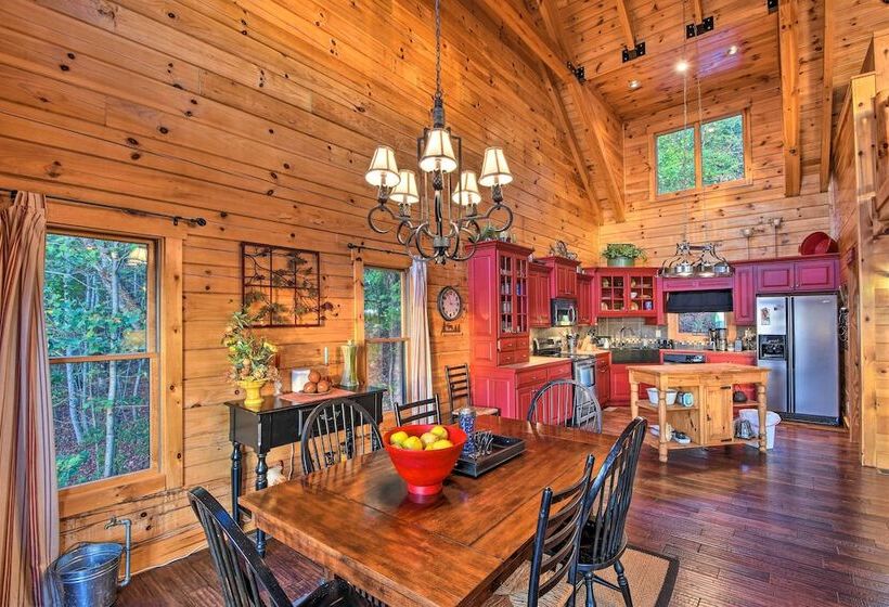 Large Luxe Cabin W/hot Tub 16mi To Blue Ridge