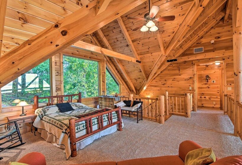 Large Luxe Cabin W/hot Tub 16mi To Blue Ridge