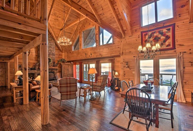 Large Luxe Cabin W/hot Tub 16mi To Blue Ridge