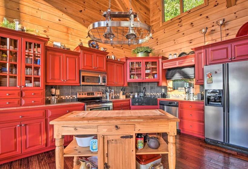 Large Luxe Cabin W/hot Tub 16mi To Blue Ridge