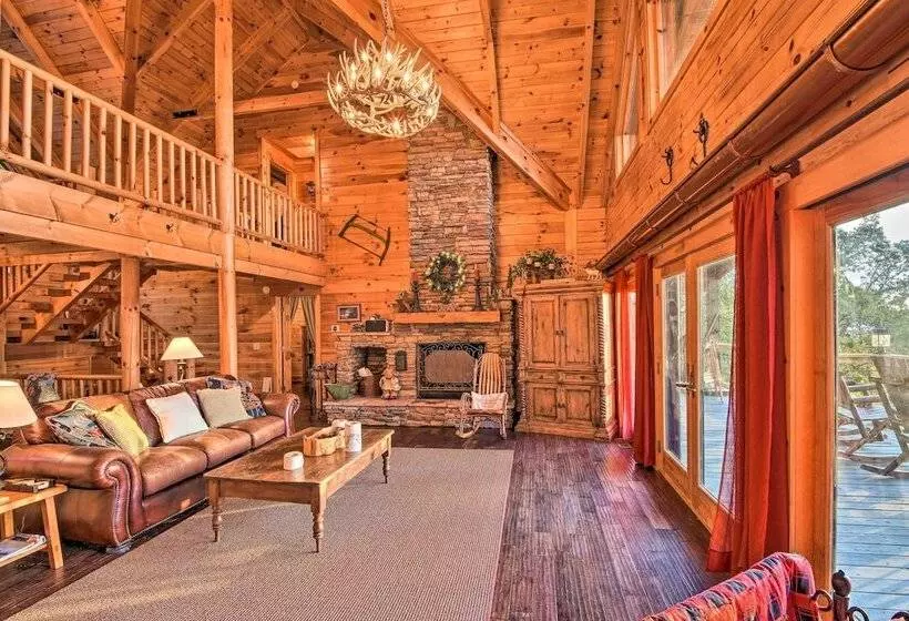 Large Luxe Cabin W/hot Tub 16mi To Blue Ridge