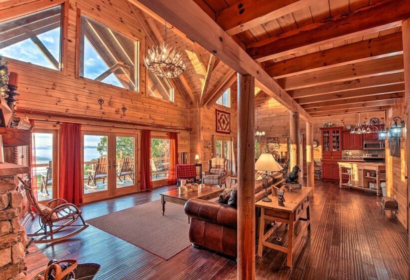 Large Luxe Cabin W/hot Tub 16mi To Blue Ridge