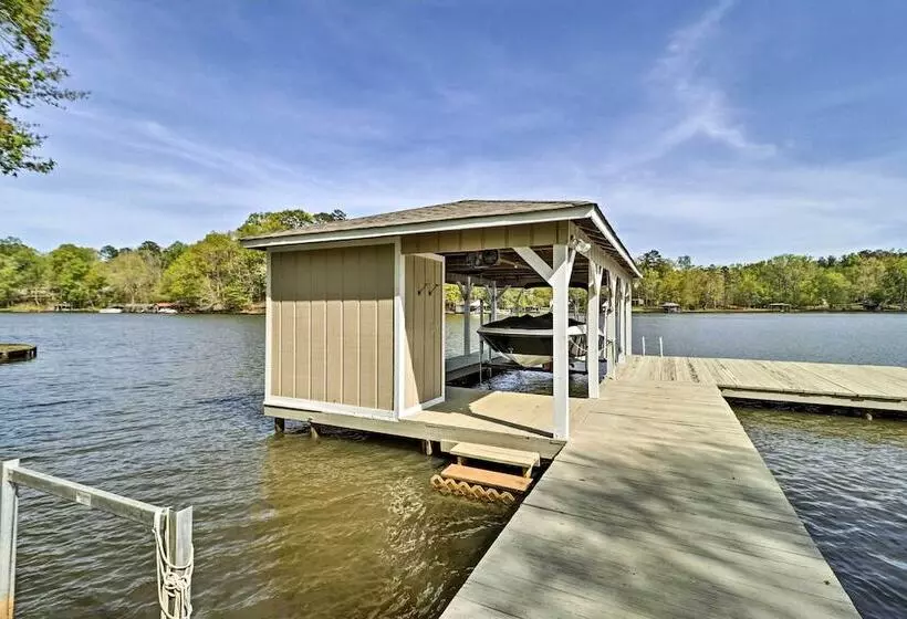 Lavish Lake Sinclair Home W/ Dock & Water Access!