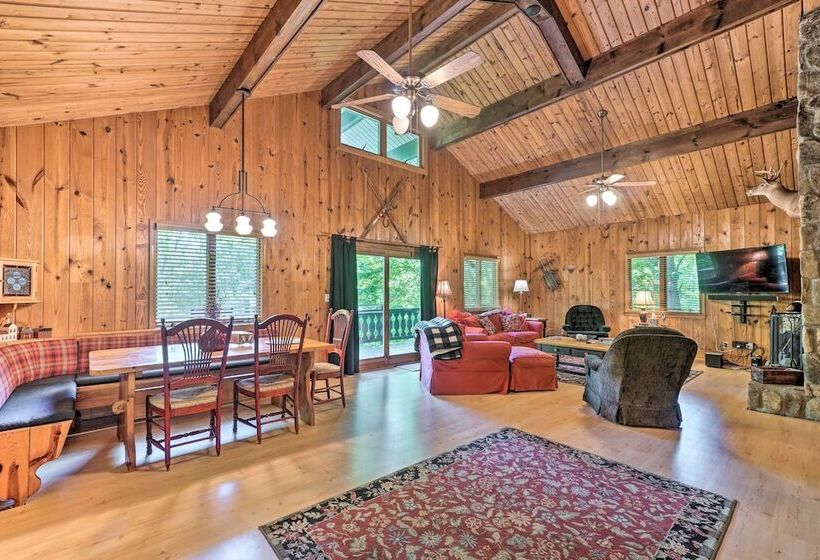 Serene Sky Valley Family Chalet W/ Fireplace