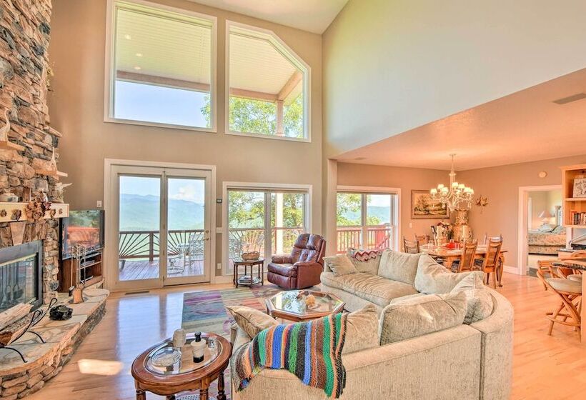 Sky Valley Home W/ Mtn View, 5 Mi To Rabun Bald!