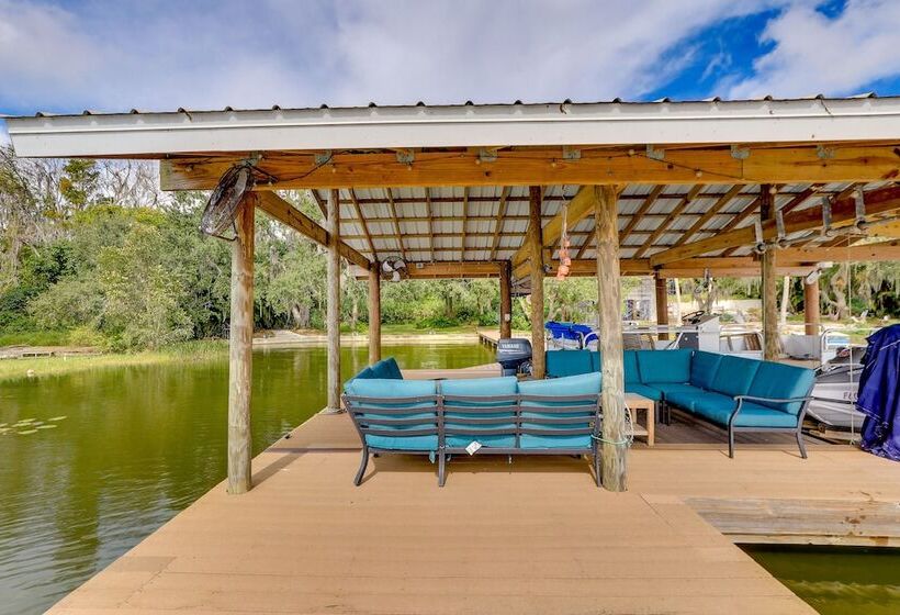 Florida Retreat W/ Patio, Boat Dock & Shuffleboard
