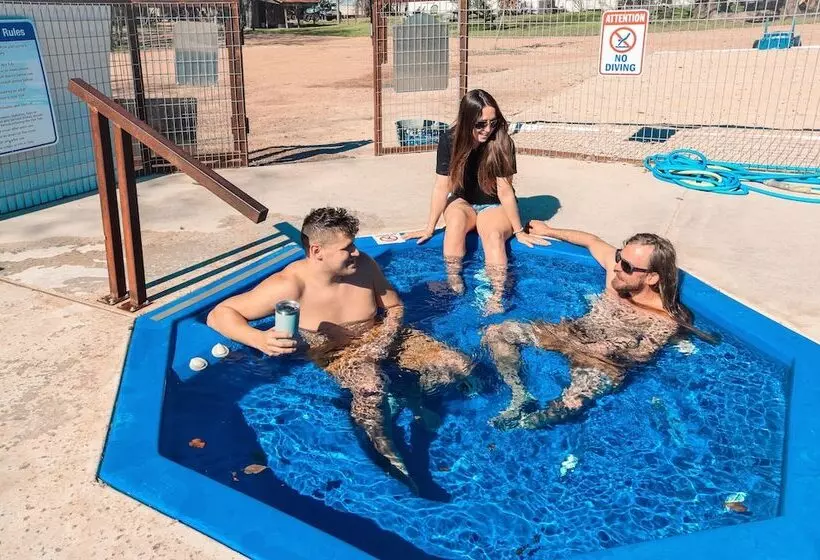 ホテル Sons Rio Cibolo Safari Cabin 1