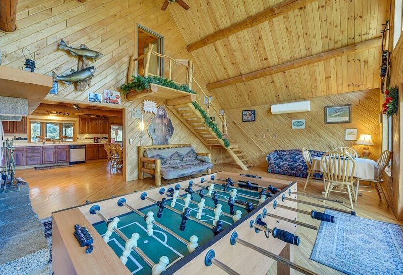 Secluded Log Cabin < 1 Mi To Munger State Trail!