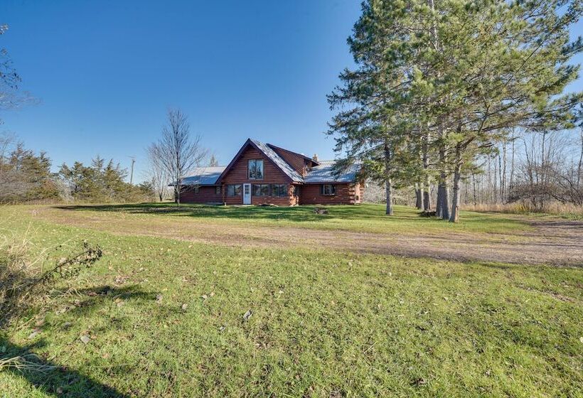 Secluded Log Cabin < 1 Mi To Munger State Trail!