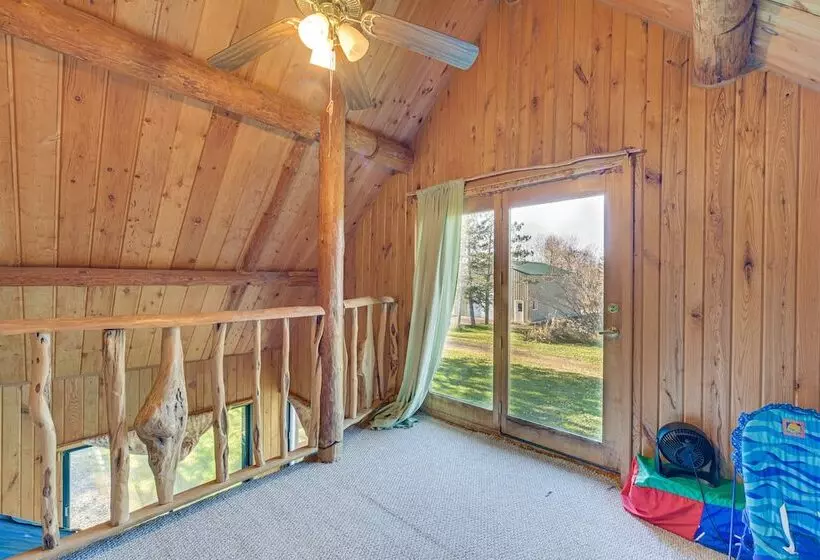 Secluded Log Cabin < 1 Mi To Munger State Trail!