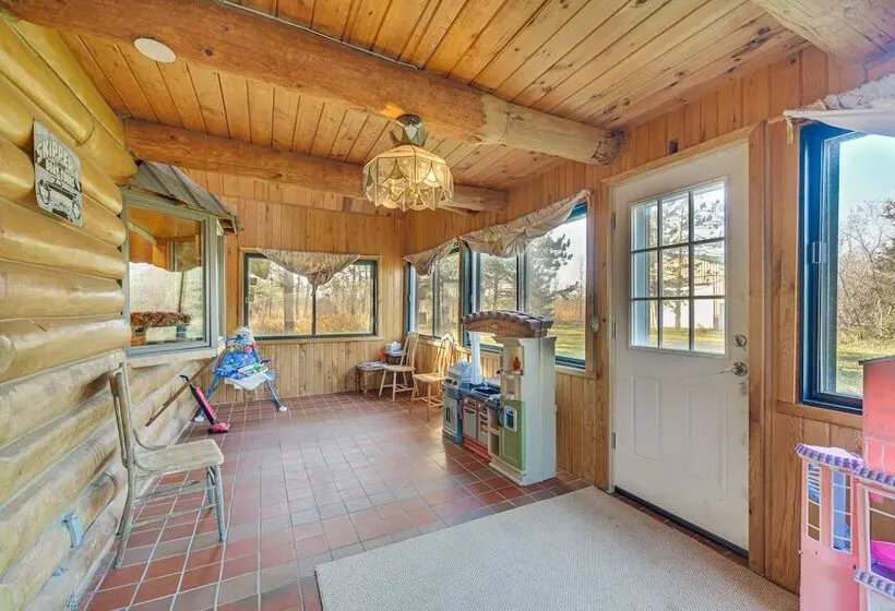 Secluded Log Cabin < 1 Mi To Munger State Trail!