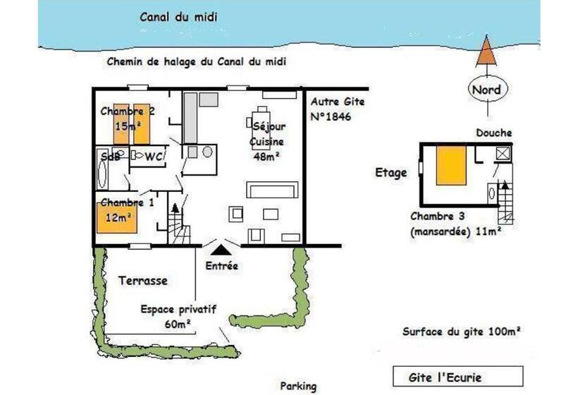 膳宿费 Gîtes Du Vieux Tilleul, L Ecurie
