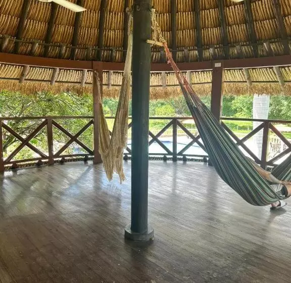 ホテル Hacienda Con Piscina Privada/aire Acondicionado/jacuzzi
