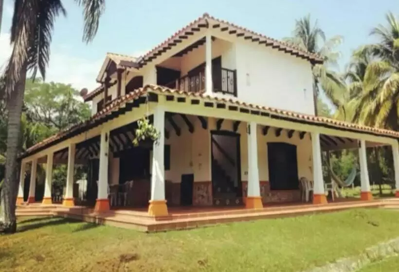 ホテル Hacienda Con Piscina Privada/aire Acondicionado/jacuzzi