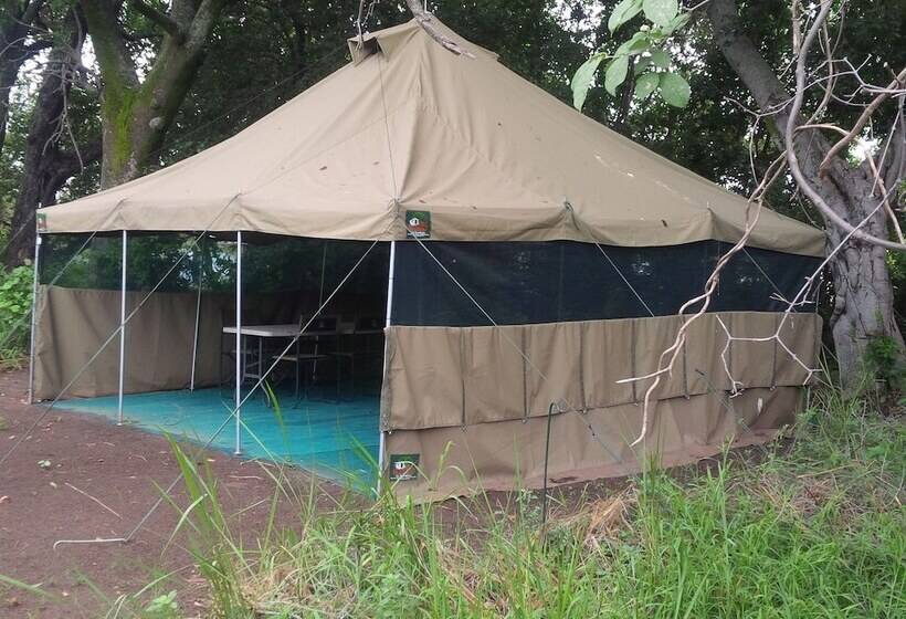 هتل Third Bridge Mobile Camp