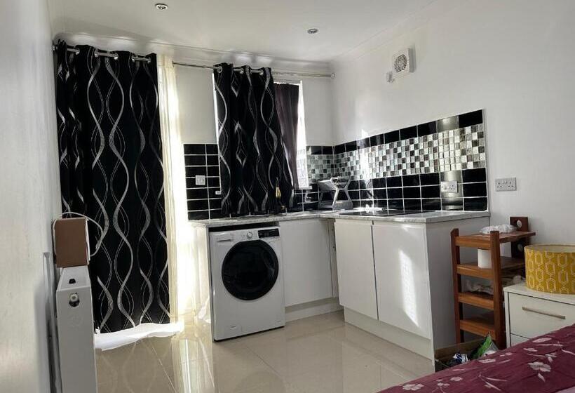 펜션 Luxury Ensuite Studio In Crayford Dartford Bexley London With Full Kitchen And Side Garden Alleyway