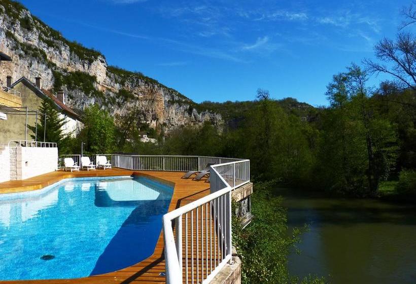 호텔 Hôtel Restaurant Des Grottes Du Pech Merle