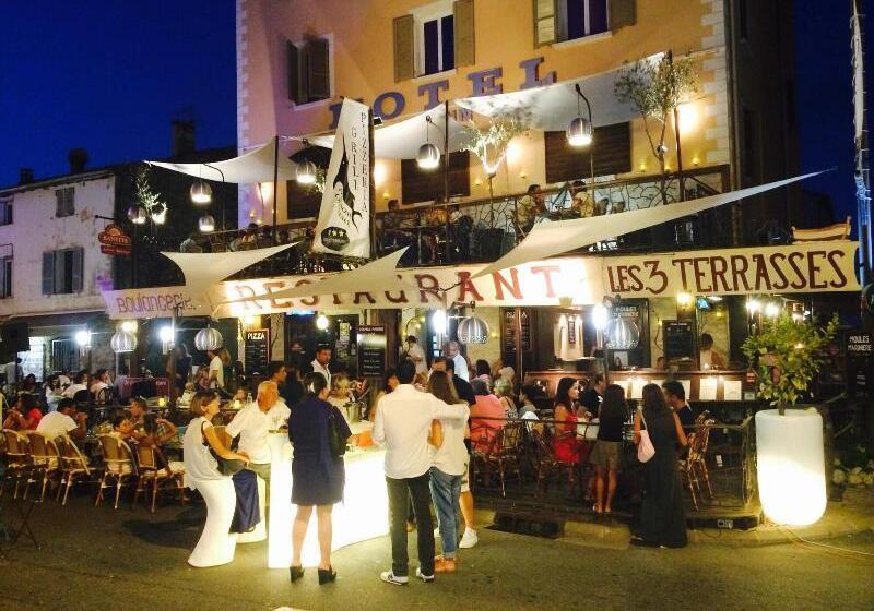 ホテル Hôtel Les 3 Terrasses