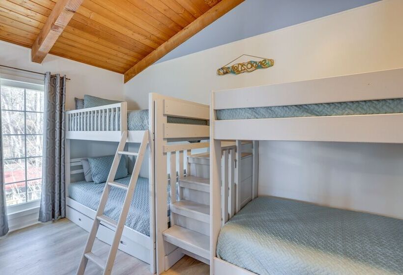 Waterfront Shelby Home W/ Fireplace & Scenic Decks