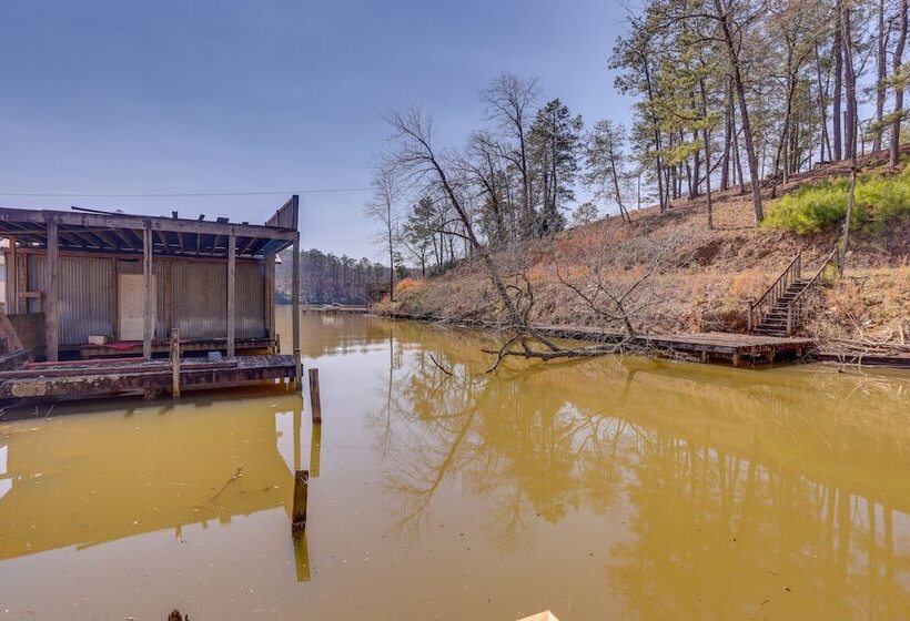 Waterfront Shelby Home W/ Fireplace & Scenic Decks