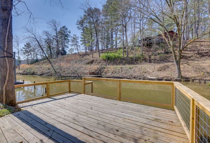 Waterfront Shelby Home W/ Fireplace & Scenic Decks