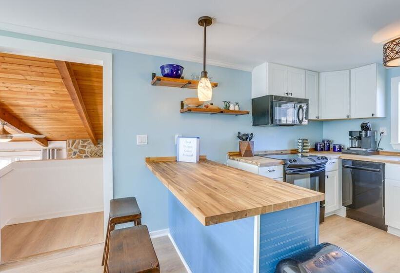 Waterfront Shelby Home W/ Fireplace & Scenic Decks