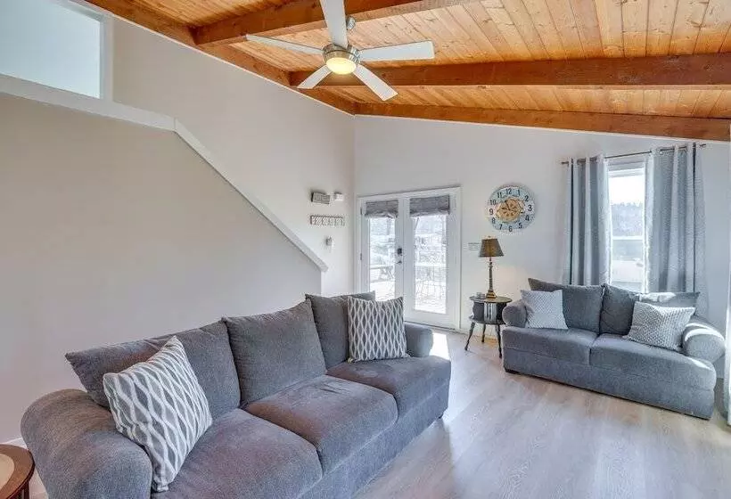 Waterfront Shelby Home W/ Fireplace & Scenic Decks