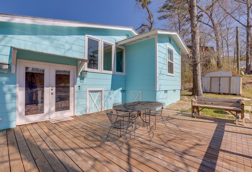 Waterfront Shelby Home W/ Fireplace & Scenic Decks