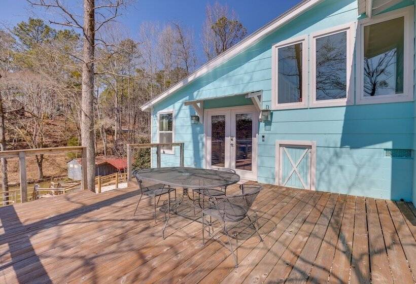 Waterfront Shelby Home W/ Fireplace & Scenic Decks