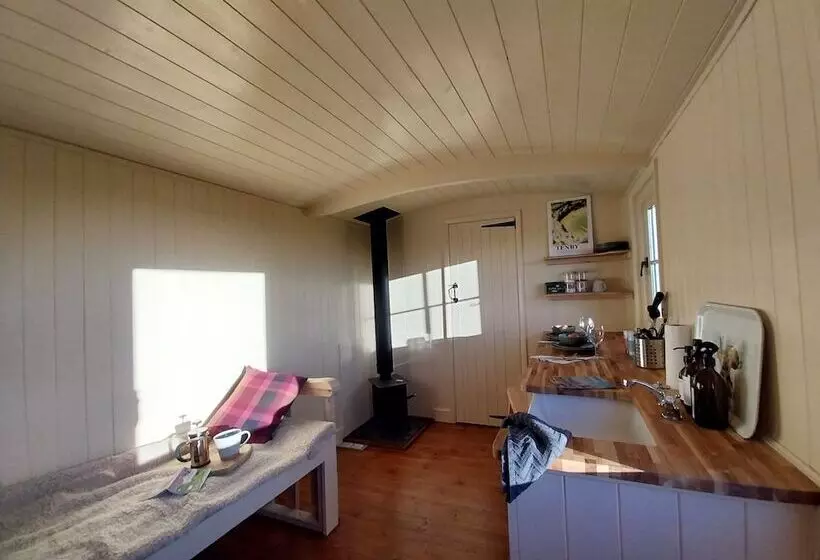 Cosy Shepherds Hut In Carmarthen