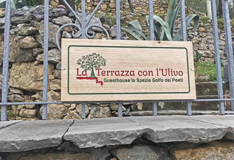膳宿费 La Terrazza Con L Ulivo   Guesthouse Con Terrazza E Vista Sul Golfo Dei Poeti