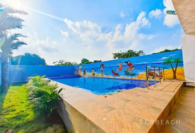 ホテル Hangout Resort Muttukadu By Phr