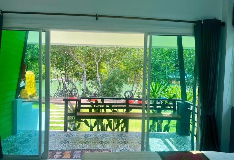 Resort บ้านพักชายคลอง @บางปู สามร้อยยอด