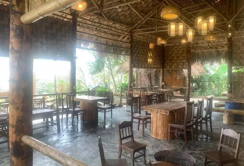 تختخواب و صبحانه Pu Luong Cuisine Garden Homestay