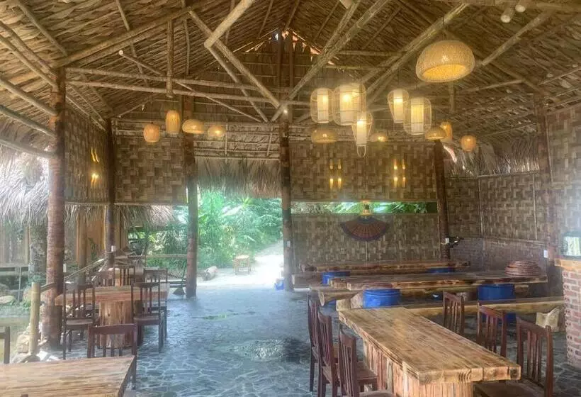 تختخواب و صبحانه Pu Luong Cuisine Garden Homestay
