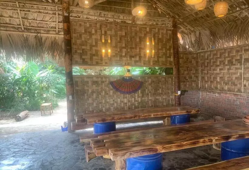 تختخواب و صبحانه Pu Luong Cuisine Garden Homestay