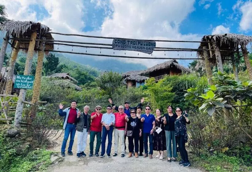 تختخواب و صبحانه Pu Luong Cuisine Garden Homestay