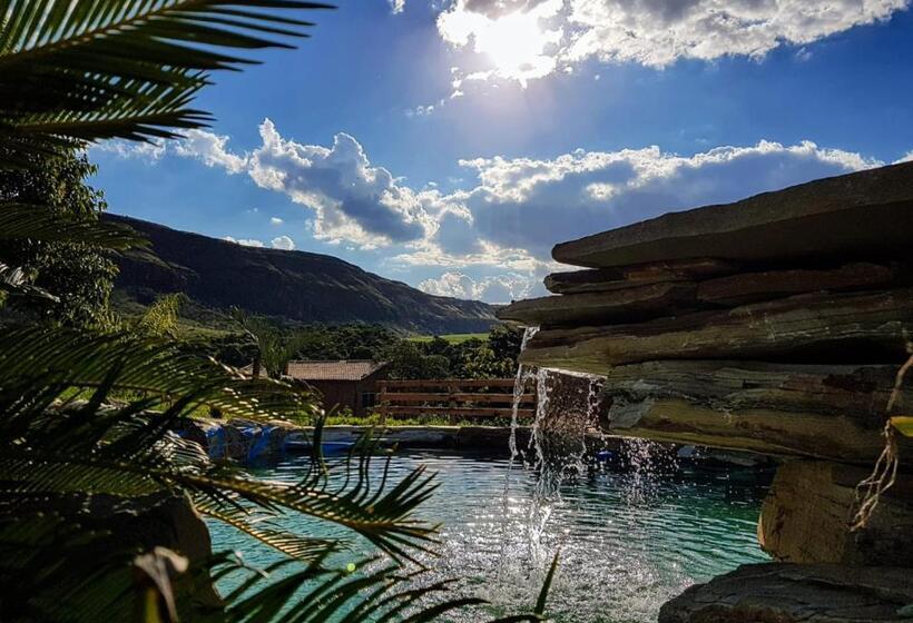 فندق صغير Pousada Portal Da Serra Chalés